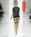A model walks the runway at the Derek Lam Spring 2012 fashion show during Mercedes-Benz Fashion Week at The Stage at Lincoln Center on September 11, 2011 in New York City.