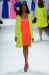 A model walks the runway at the Nanette Lepore Spring 2012 fashion show during Mercedes-Benz Fashion Week at The Stage at Lincoln Center on September 14, 2011 in New York City.
